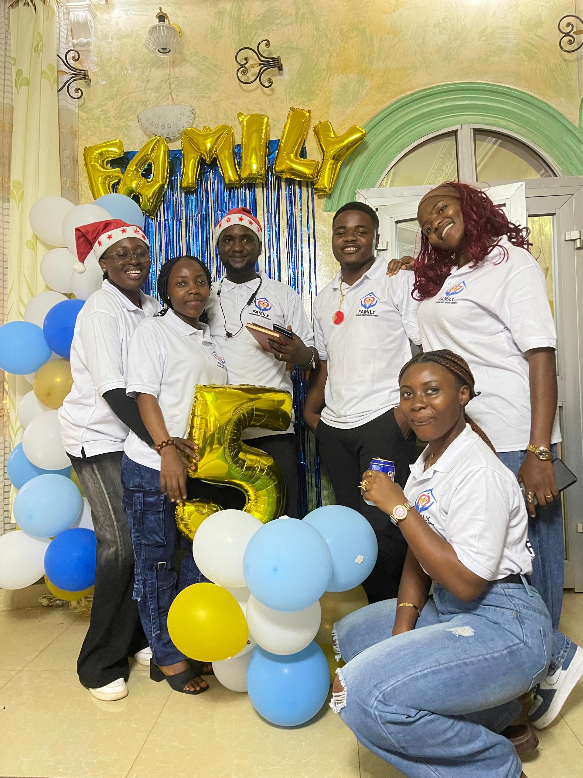 Family NGO team — anniversary photo
